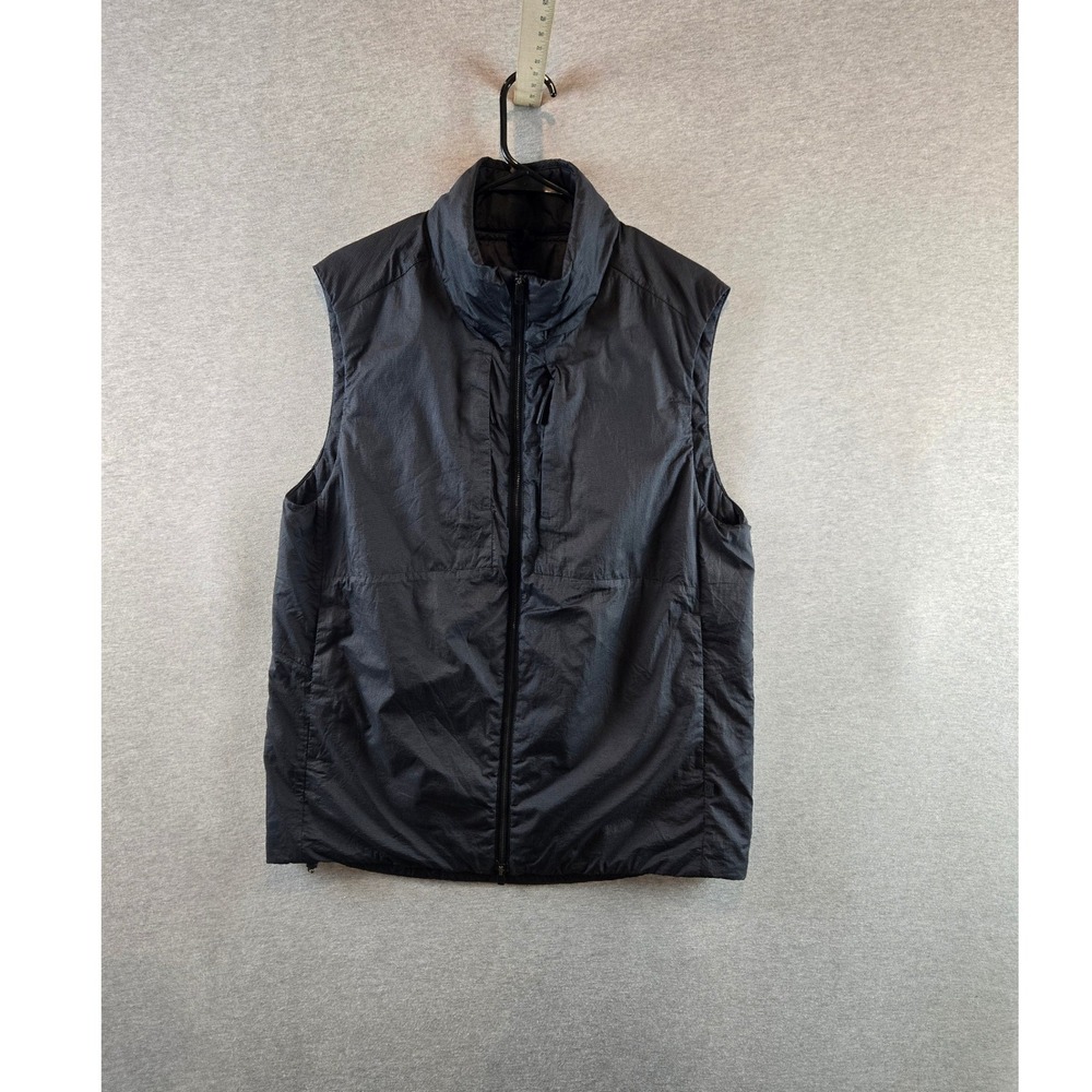 Lululemon Insulated Vest Mens Large Black Full Zip Quilted Ripstop Gorpcore